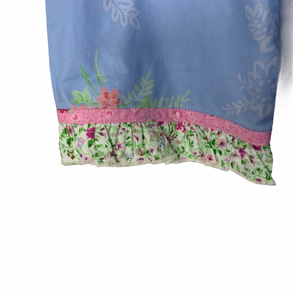 Hanna Andersson Floral Dress 3/4 Sleeve Size 10 - Picture 5 of 7